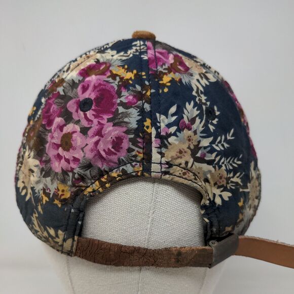 Keep It Official Strapback Hat Multicolor One Size Floral Leather Strap - Picture 5 of 9